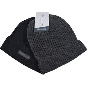 Perry Ellis Portfolio Beanie Set (2-Pack)‎ - NWT Mens One Size - #45814-M7